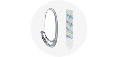 Command™ Clear Large Hooks (Command™ Large Designer Hook as recommended alternatives)
