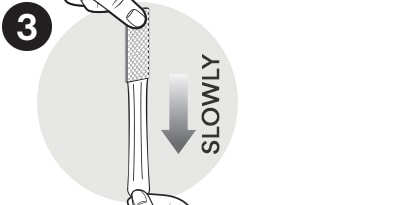 when removing the strip
