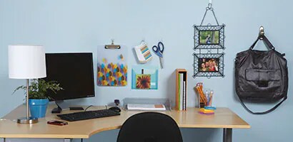 office organization wall idea from Command
