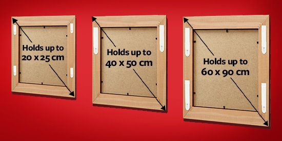 Table comparing Command™  Picture Hanging Strips