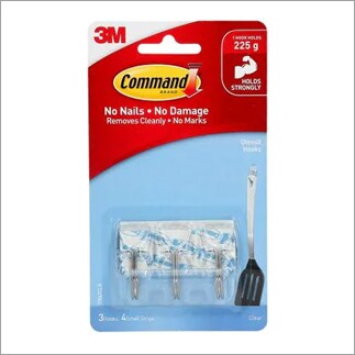 Command™ Clear Small Wire Hooks