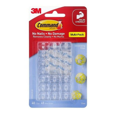 Command™ Decorating Clips Clear
