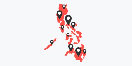 map of Philippines

