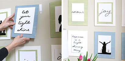 Black & White Wall Collage
