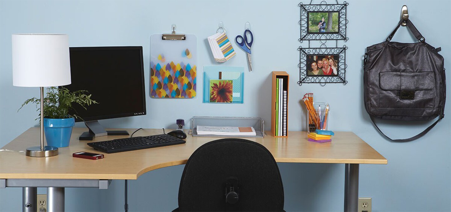office organization wall idea from Command

